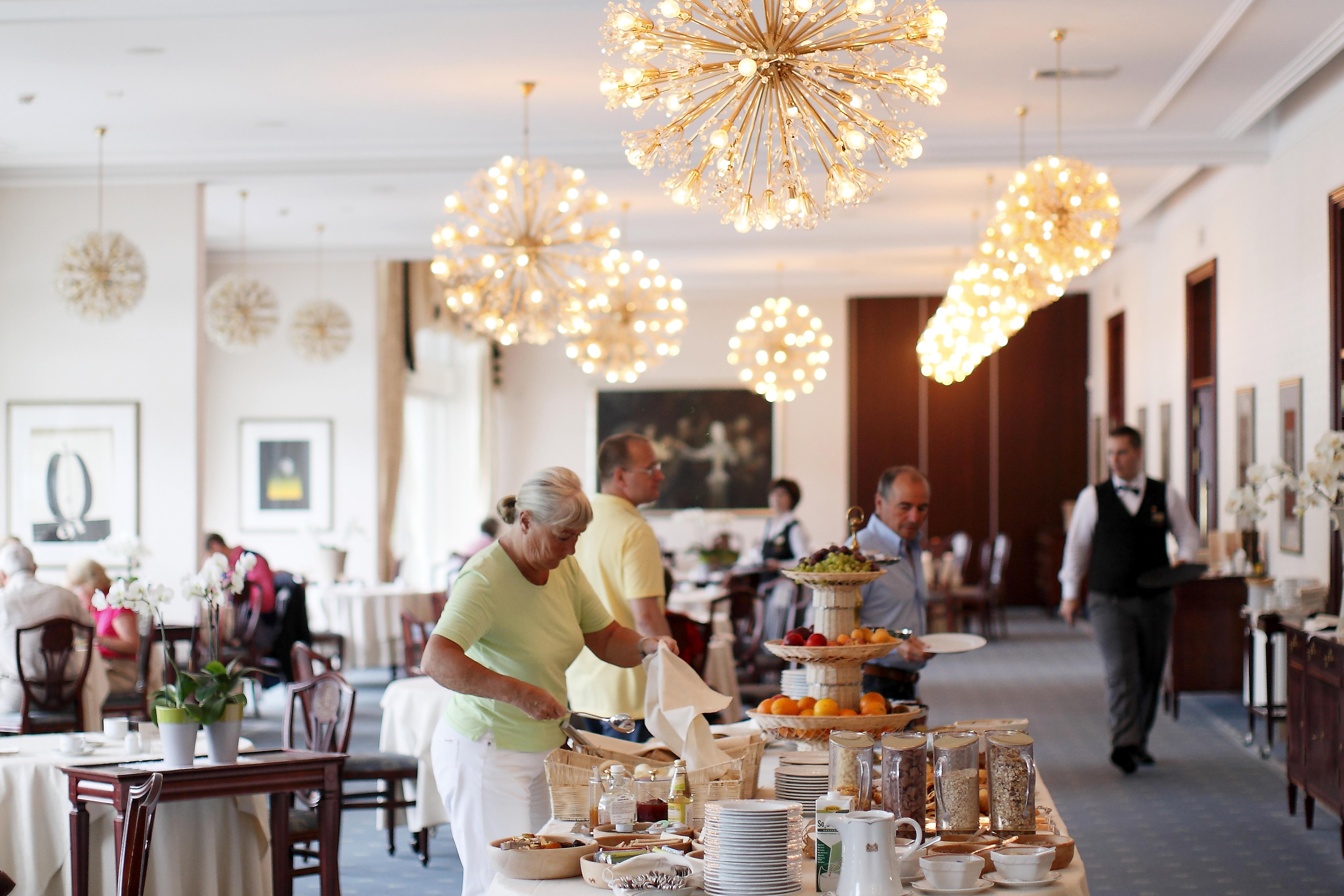 Grand Hotel Toplice - Small Luxury Hotels Of The World Блед Екстер'єр фото The restaurant