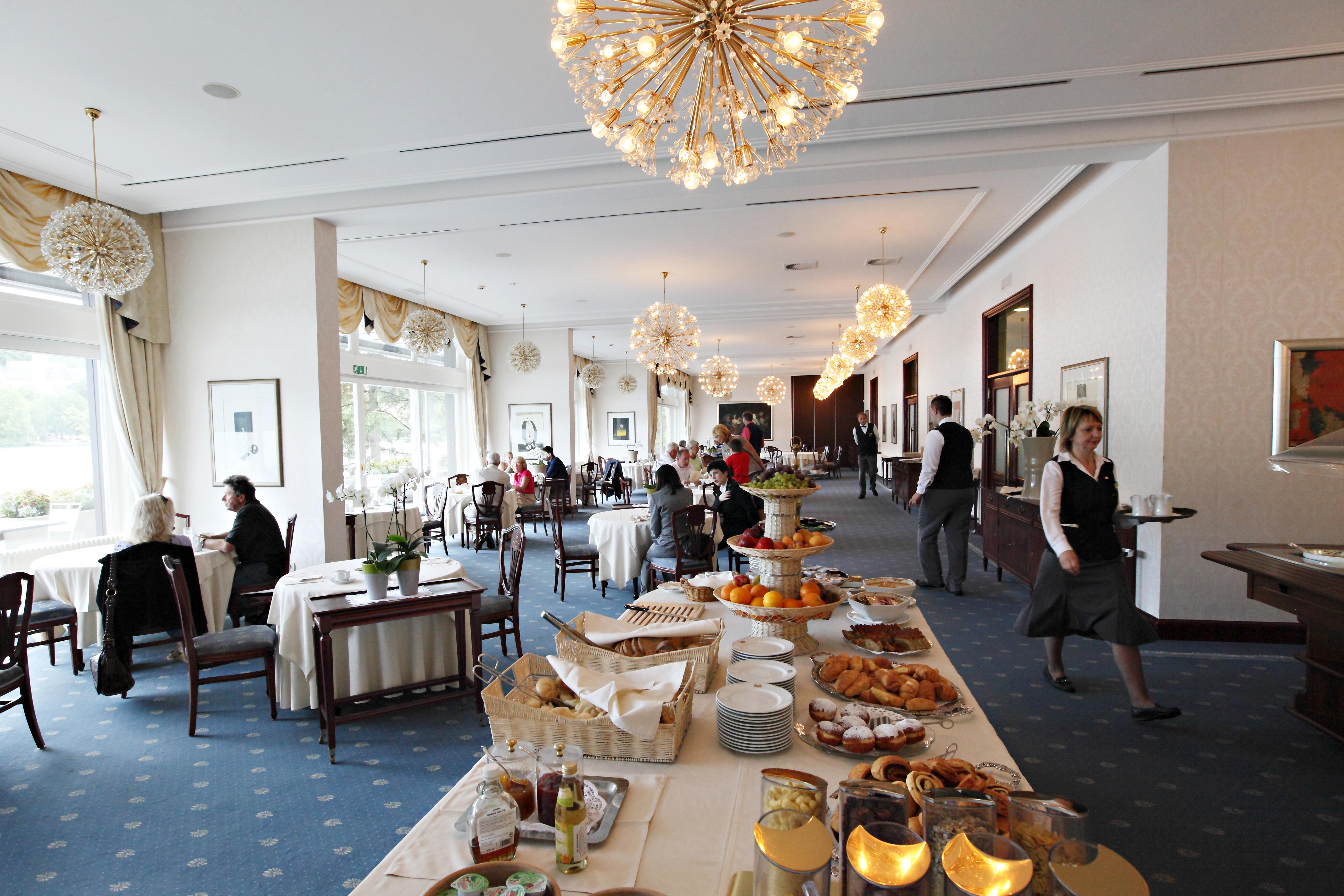 Grand Hotel Toplice - Small Luxury Hotels Of The World Блед Екстер'єр фото Restaurant