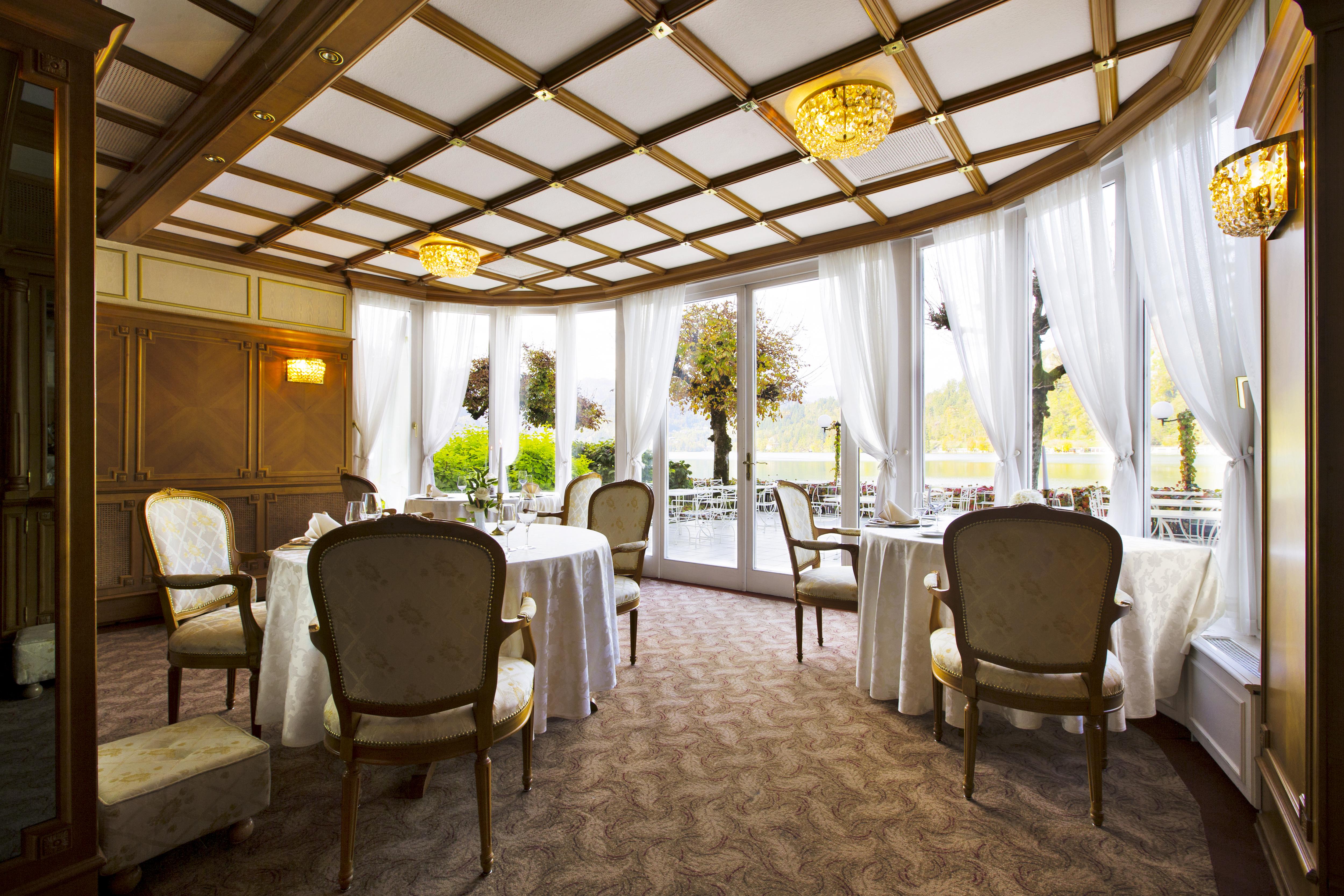 Grand Hotel Toplice - Small Luxury Hotels Of The World Блед Екстер'єр фото Restaurant